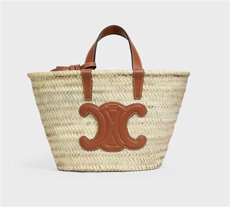 celine straw bag